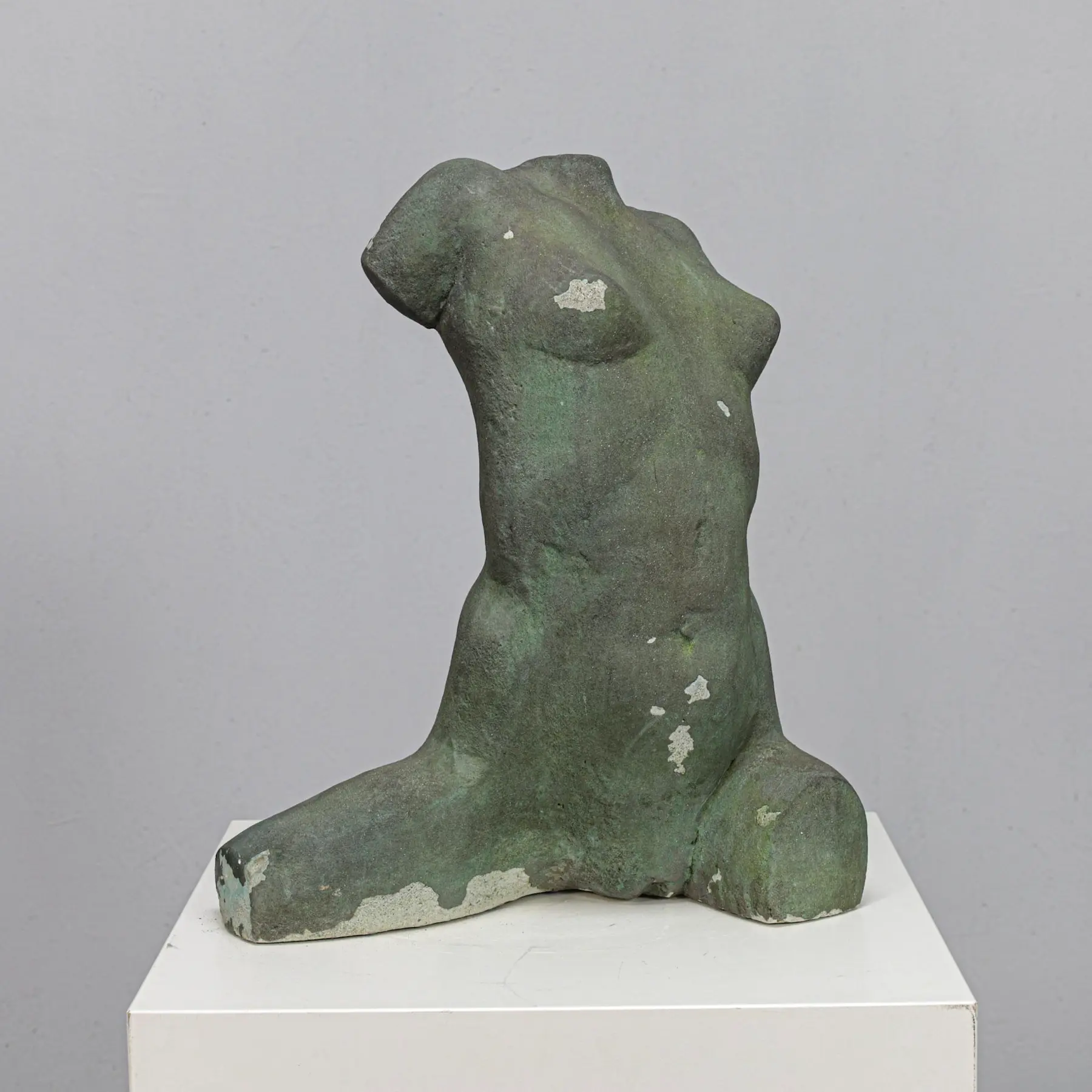 Francine Govers, Female Torso Sculpture, 1990s (Concrete)