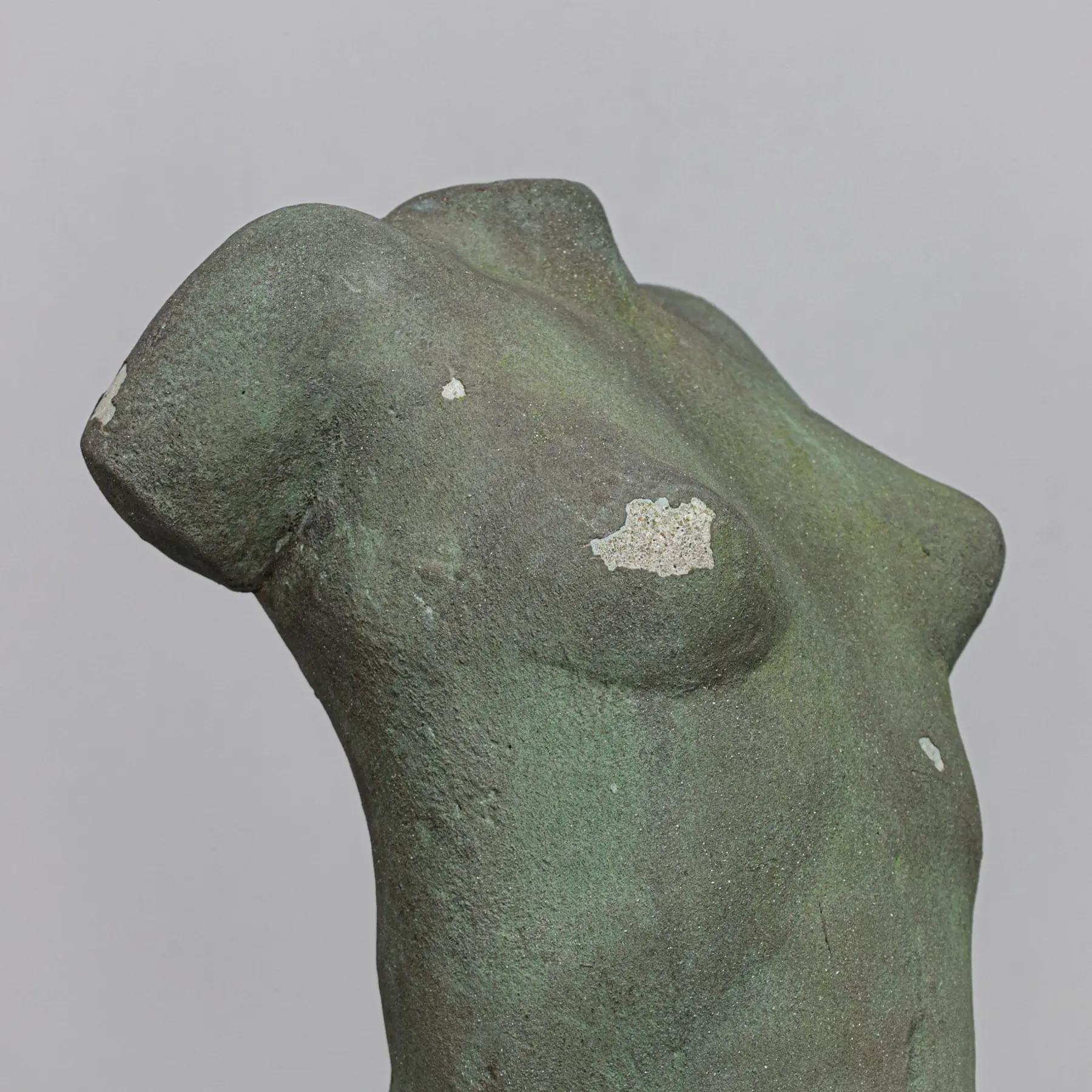 Francine Govers, Female Torso Sculpture, 1990s (Concrete)