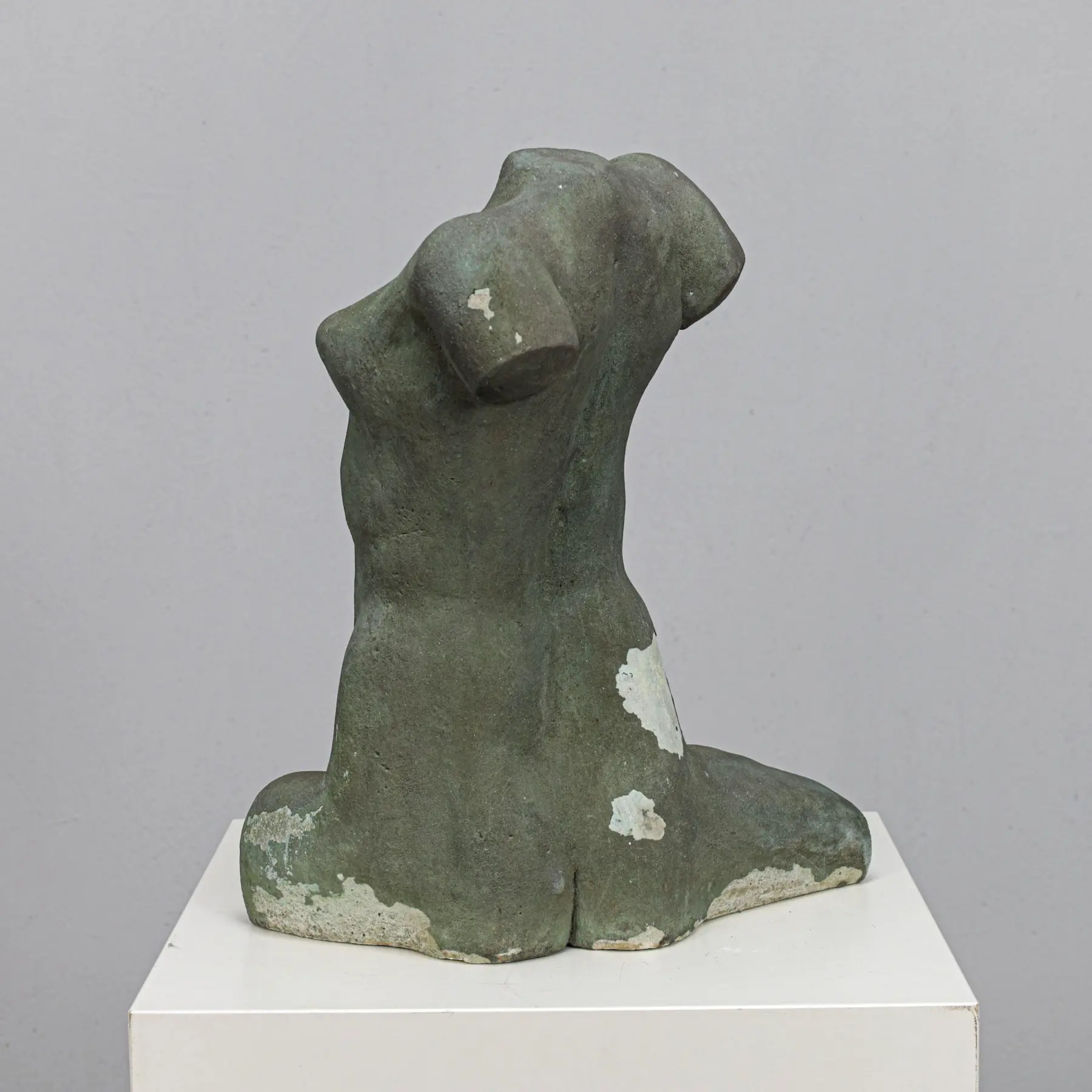 Francine Govers, Female Torso Sculpture, 1990s (Concrete)