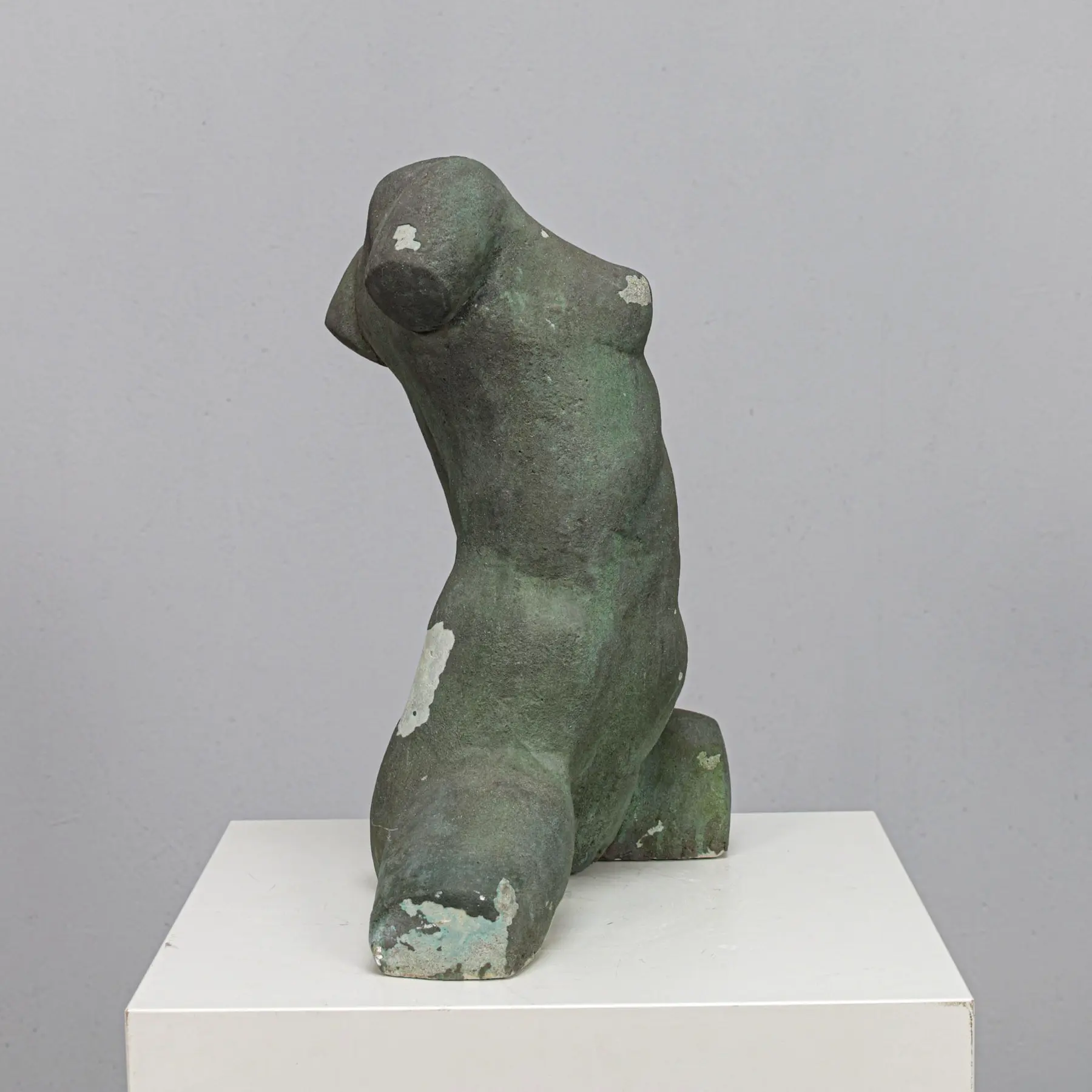 Francine Govers, Female Torso Sculpture, 1990s (Concrete)