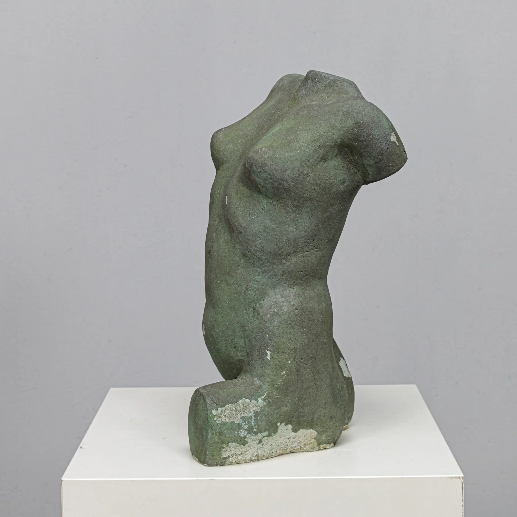 Francine Govers, Female Torso Sculpture, 1990s (Concrete)